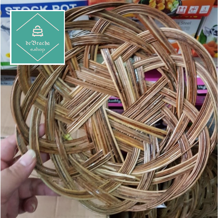 Jual PIRING ROTAN LIDI ANYAM Bambu Piring Unik Rumah Makan | Shopee ...