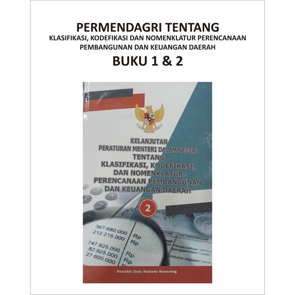 Jual Buku Permendagri Tentang Klasifikasi, Kodefikasi Dan Nomenklatur ...