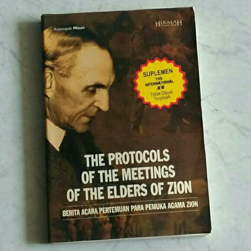 Jual Buku The Protocols Of The Meetings Of The Elders Of Zion Hikmah Original Shopee Indonesia