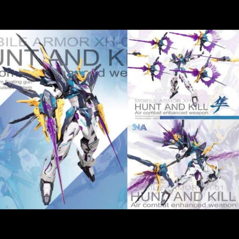 Jual MG 1/100 Mobile Armor SNAA XH-01 Hunt And Kill no wing
