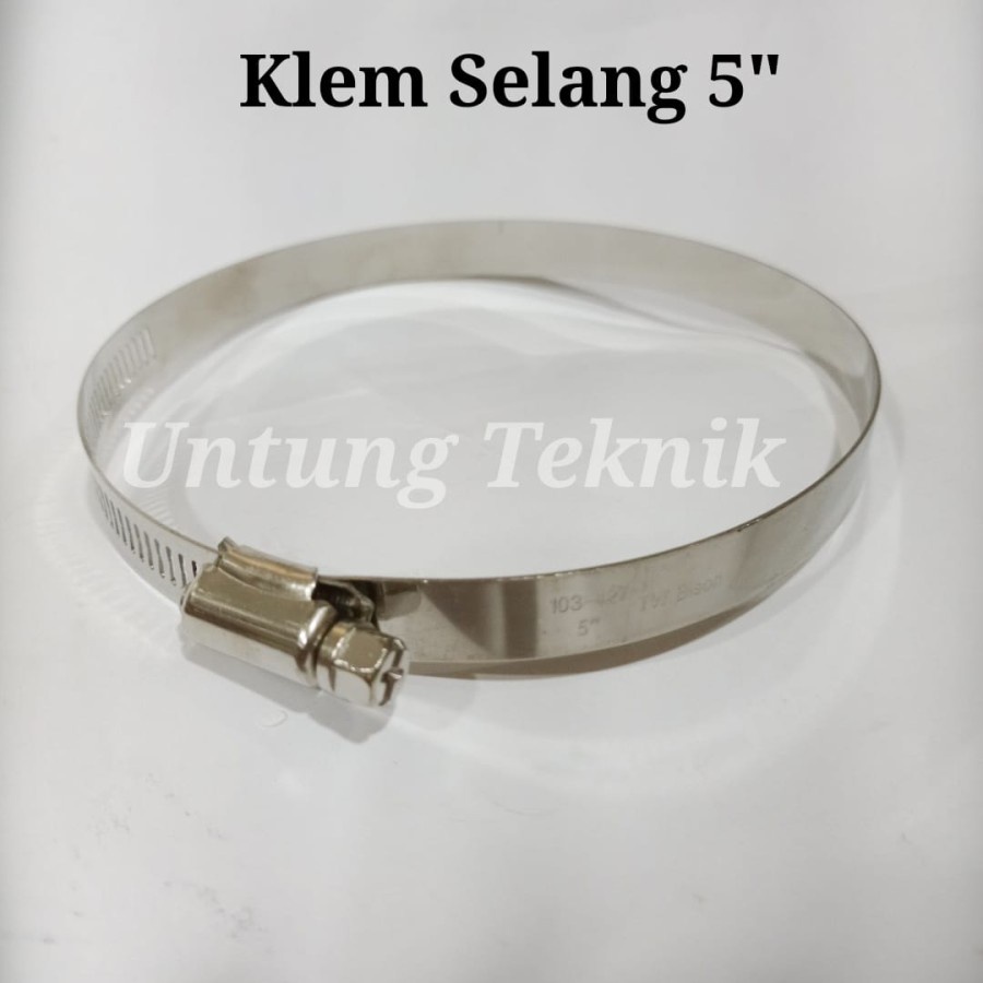 Jual Klem Selang Stainless Steel Bison Inch Shopee Indonesia