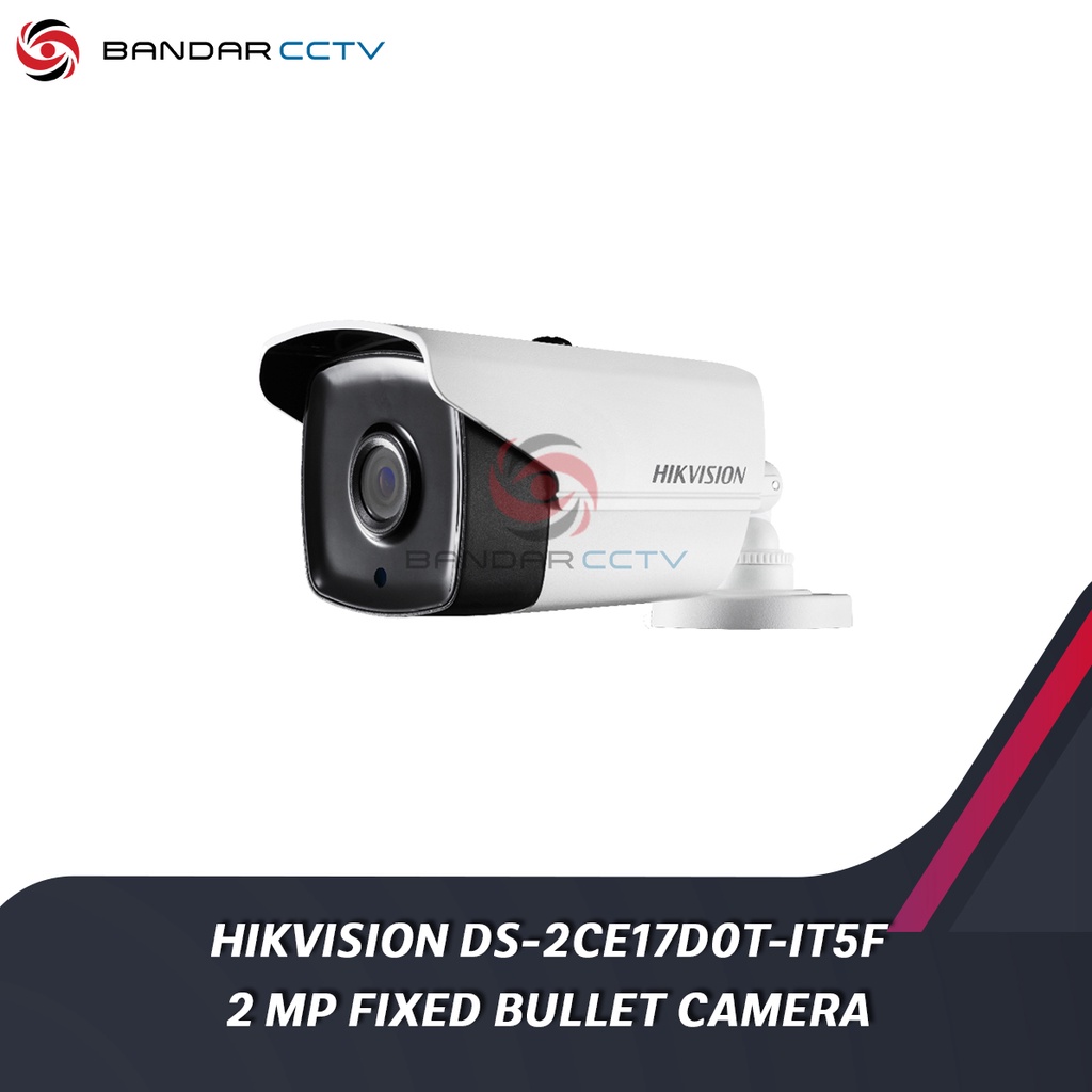 Jual Hikvision DS 2CE17D0T IT5F 2 MP Fixed Bullet Outdoor Camera ...