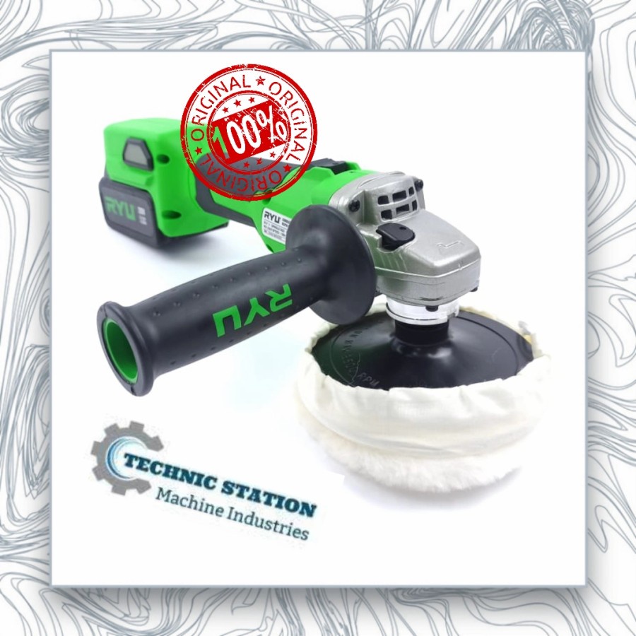Jual Polisher RYU Batre Cordless RCPO 150 RCPO150 Poles Mobil Battery ...