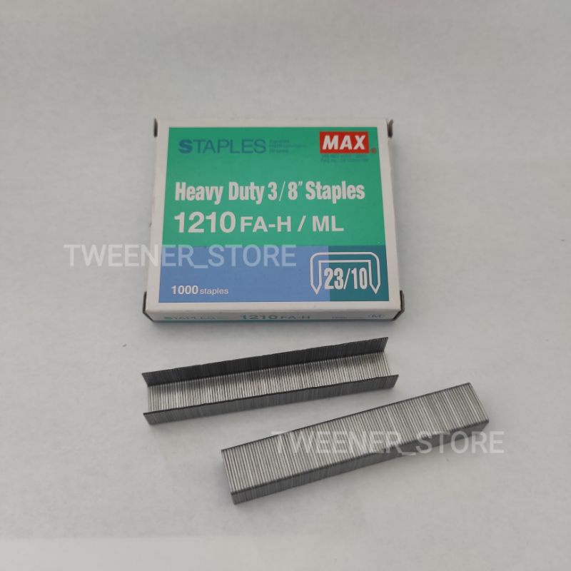 Jual Max Isi Staples 23 10 Heavy Duty 3 8 Staples 1210FA H ML   2ff5e7a3d1cfd2608cc1c9053c256420