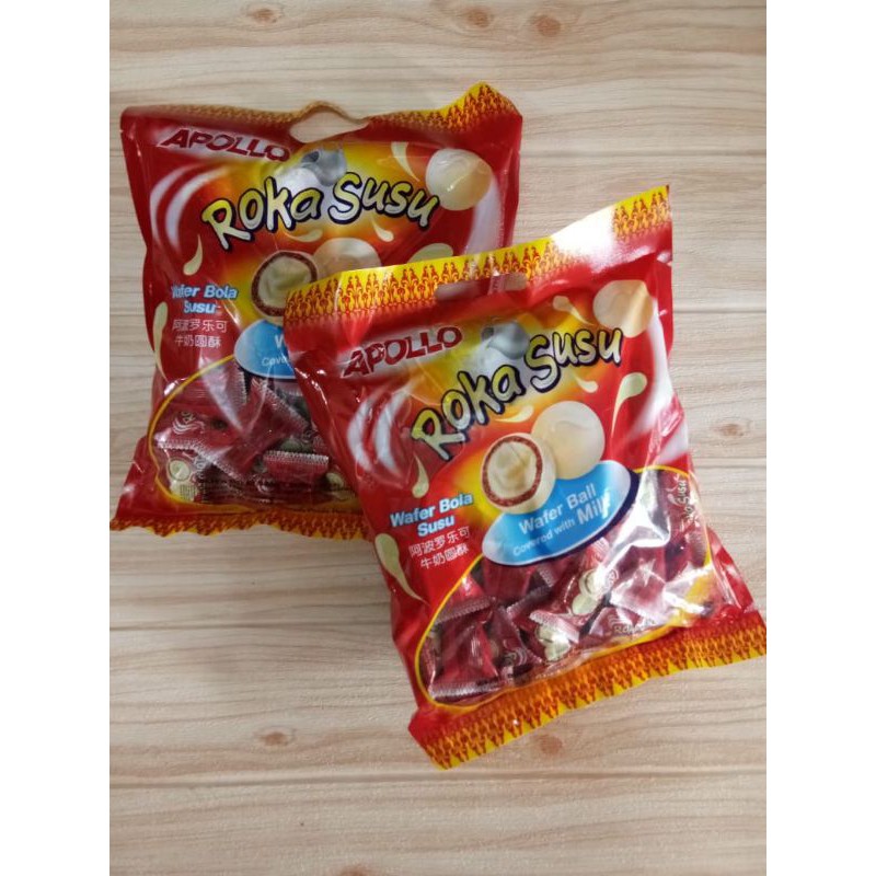 Jual ROKA APOLLO ISI 50pcs - WAFER BALL | Shopee Indonesia