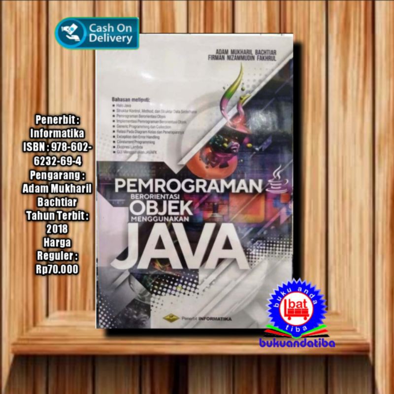 Jual PEMROGRAMAN BERORIENTASI OBJEK MENGGUNAKAN JAVA | Shopee Indonesia