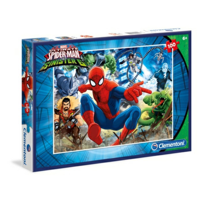 Jual CLEMENTONI Marvel Ultimate Spider-Man Vs Sinister 6 Puzzle - 100 ...