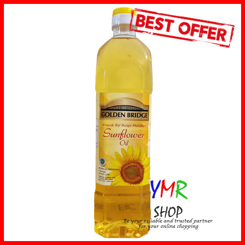 Jual Golden Bridge Canola Corn Salad Sunflower Oil Halal Impor 1 Liter Ltr Ltr Shopee Indonesia