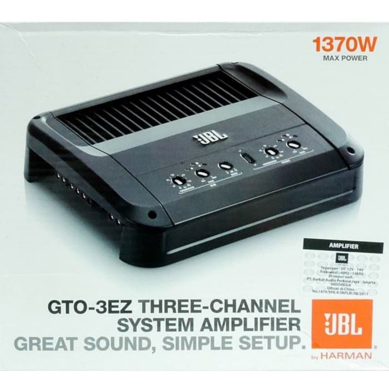 Amplificador Jbl Gto-3ez Cuotas Sin Interu00e9s