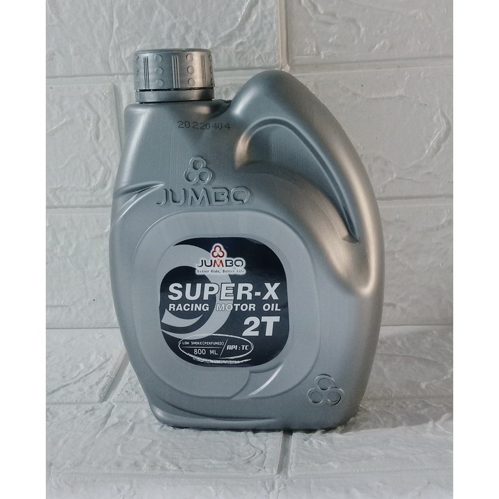 Jual OIL SUPER- X RANCING MOTOR OIL 2T JUMBO 800ML | Shopee Indonesia