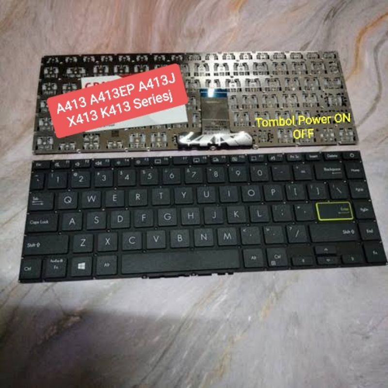 Jual Keyboard Asus Vivobook X413 A413 A413EP A413J K413 M413 S413 Hitam ...