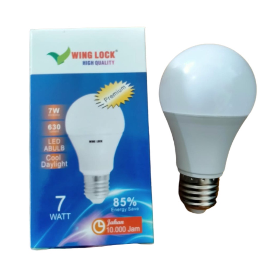Jual LAMPU LED WING LOCK 7 WATT PREMIUM LAMPU BOHLAM LED GARANSI 1 ...