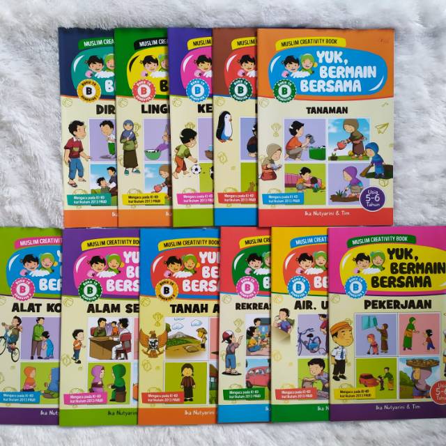 Jual Buku Anak Paket TK A Atau TK B Semester 1 & 2 Yuk Bermain Bersama ...