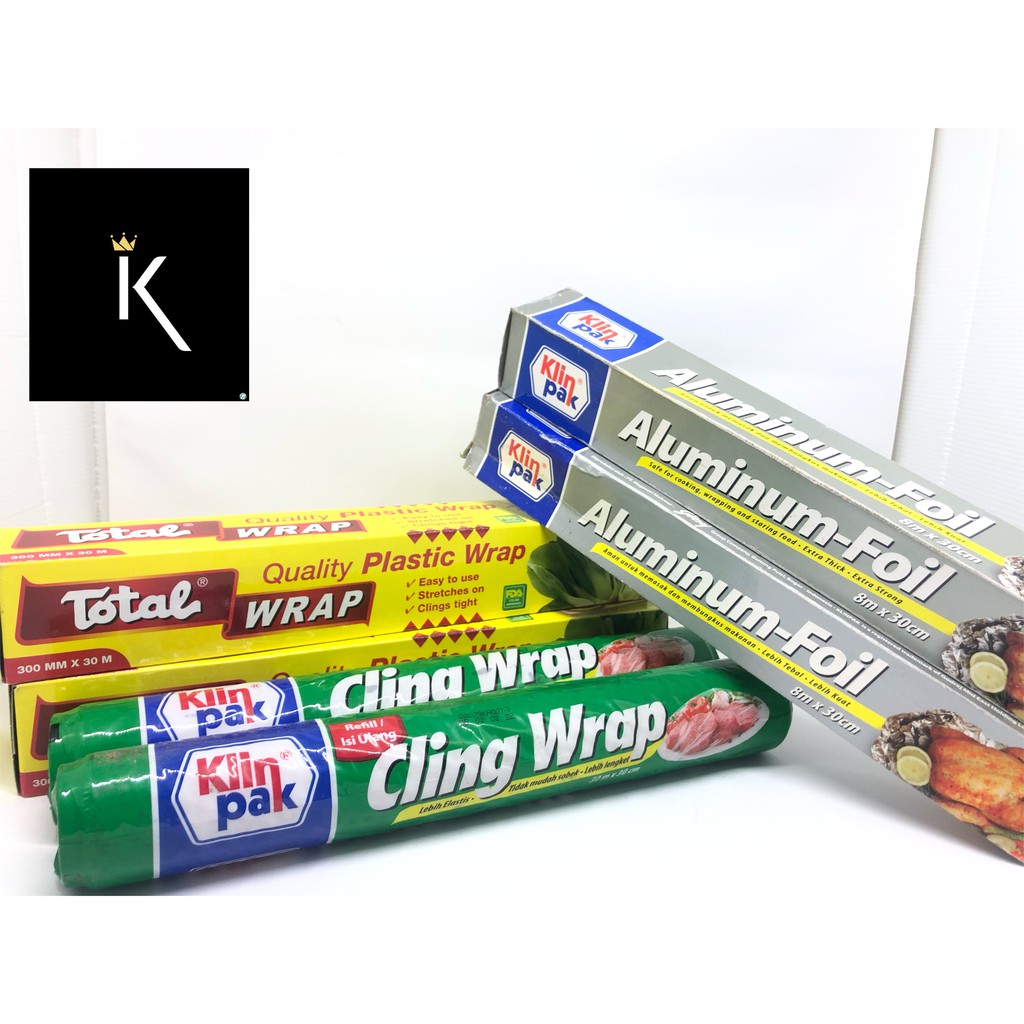 Jual Plastik Wrap Cling Total Alumunium Foil Wrap Cling Shopee