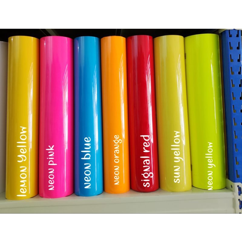 Jual POLYFLEX KOREA PU WARNA NEON DAN SPESIAL WARNA / TIPIS DAN SANGAT ...