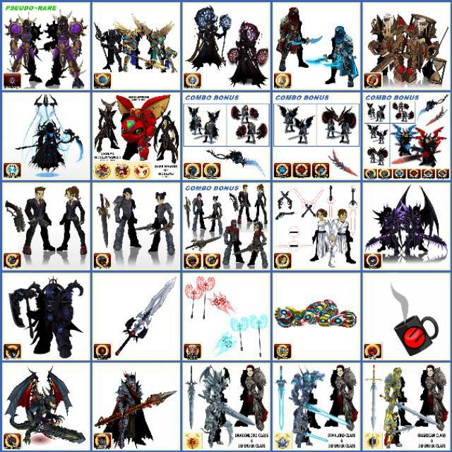 Jual HeroMart CALENDAR CLASS & All Heromart Codes / AQW AQWorlds
