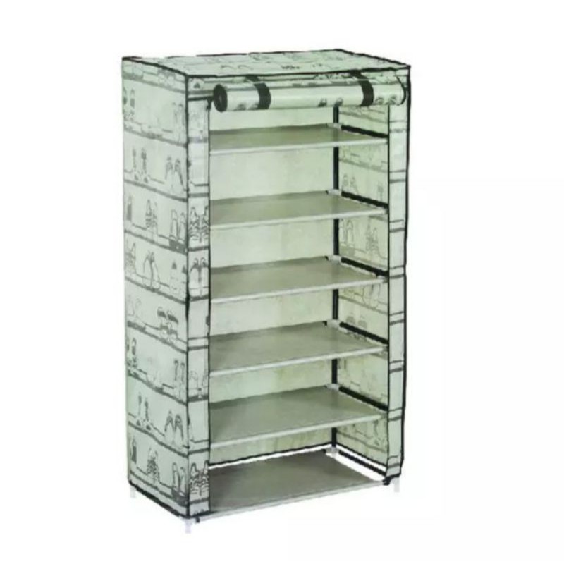 Jual KRISBOW RAK SEPATU 6TINGKAT SHOE RACK GREY | Shopee Indonesia