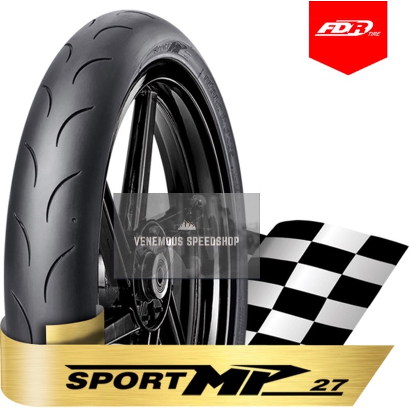 Jual Paket Ban Balap FDR MP 27 Ukuran 90/80-17 (2Pcs) (Tubeless ...