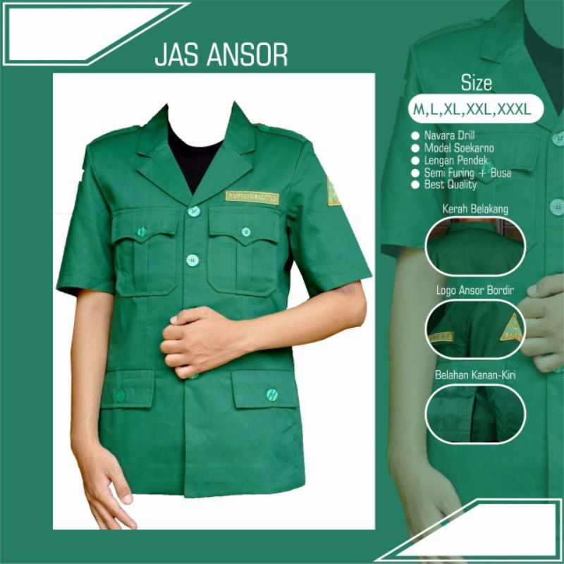Jual Jas Ansor Model Soekarno | Shopee Indonesia