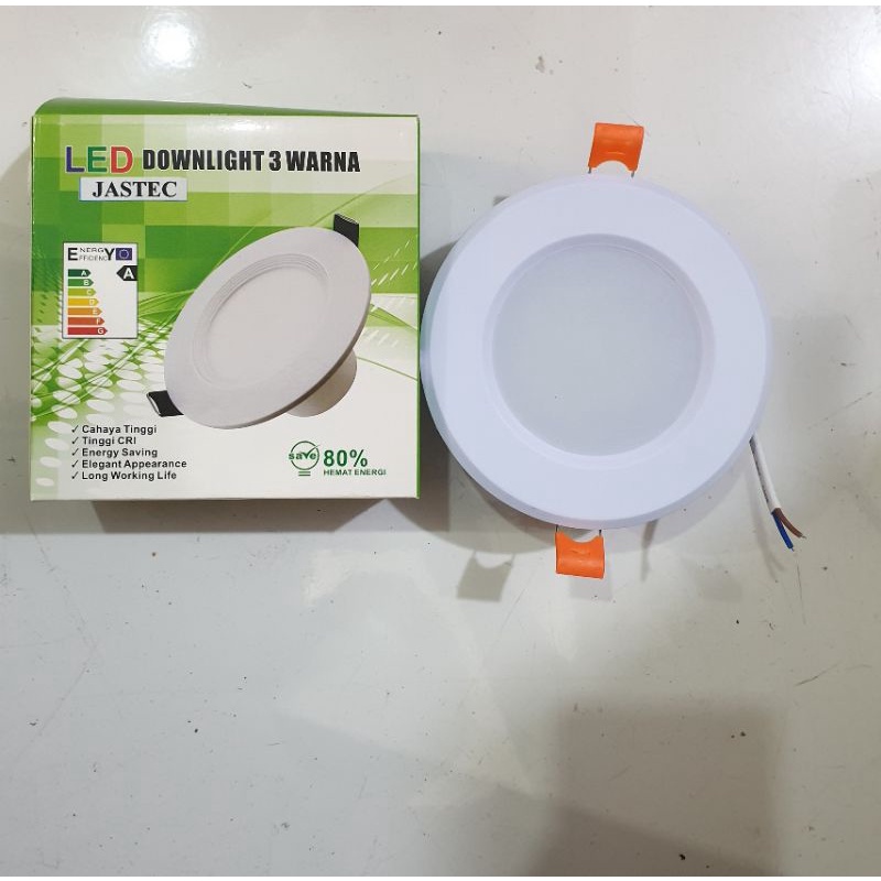 Jual Jastec Downlight 3 warna 3 colors ib tanam, led panel inbow ...