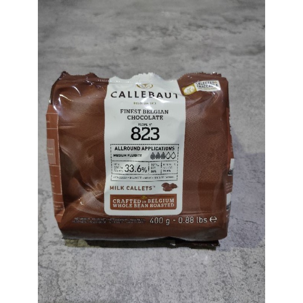 Jual CALLEBAUT 823 MILK CHOCOLATE 33.6 % - 400 GR | Shopee Indonesia