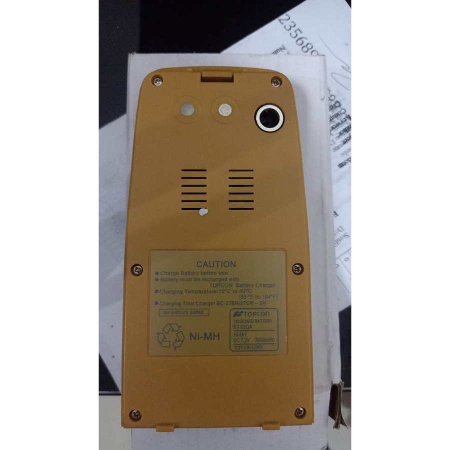 10 Batterie Topcon BT-52QA Per Stazione Totale Serie GTS/GPT – Ricambio Per Rilievo