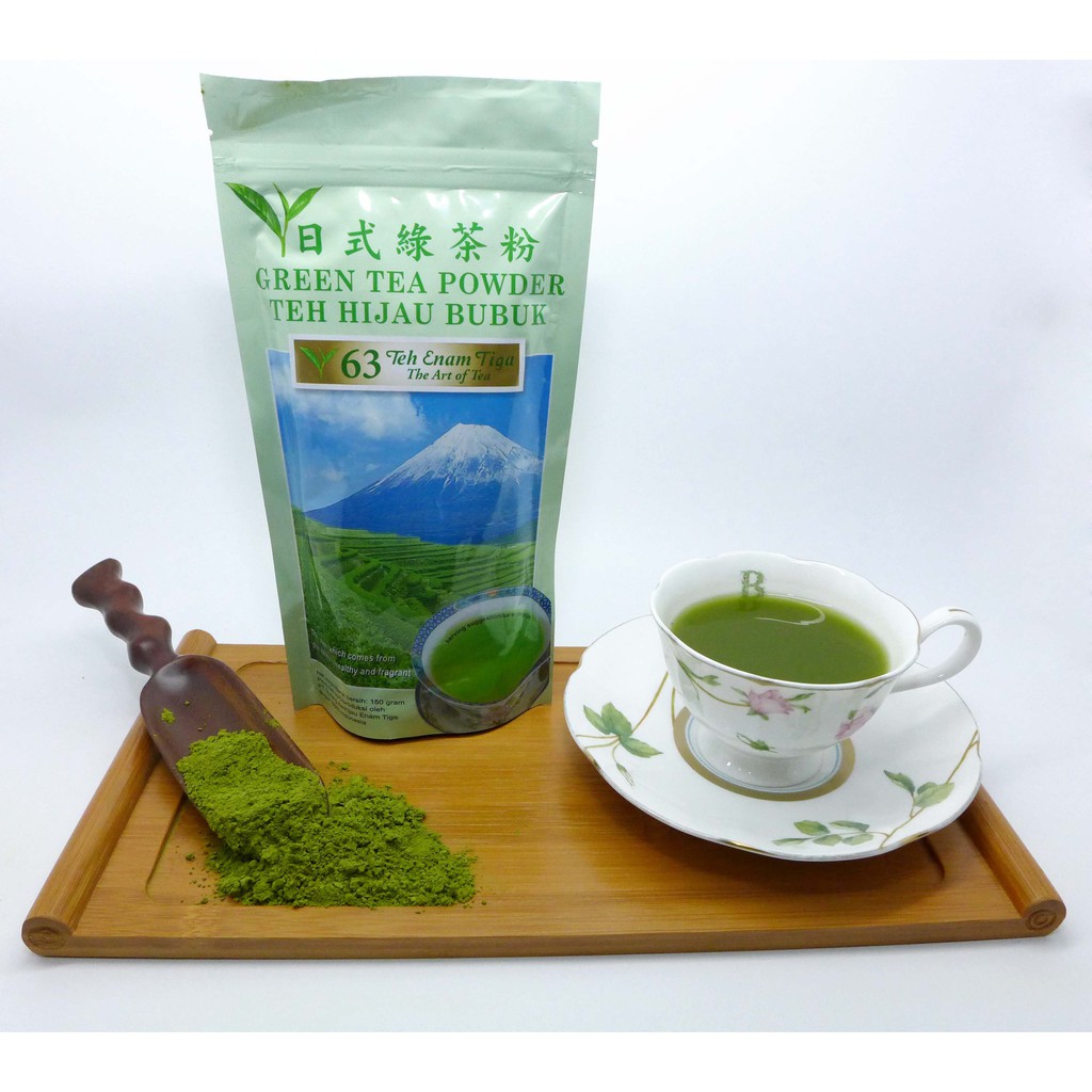 Jual Teh 63 Green Tea Powder 150 gram / T63 ( Teh Kesehatan ) Teh Hijau ...