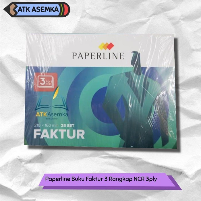 Jual Paperline Buku Faktur 3 Rangkap Ncr 3ply Atk Shopee Indonesia