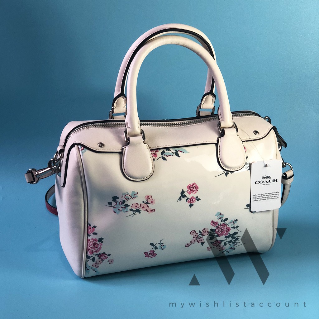 Coach mini clearance bennett satchel floral