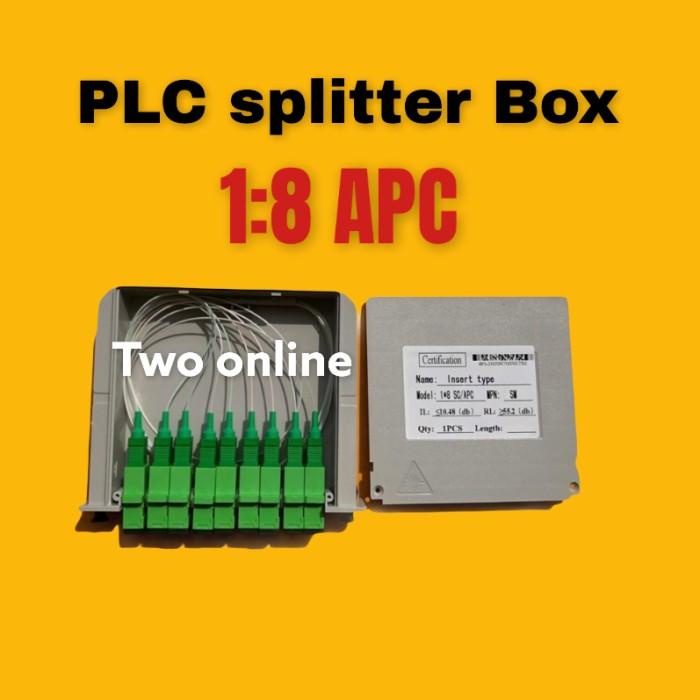 Jual Modem | Pasif Splitter Fiber Optik 1 To 8 Sc Apc Dengan Box ...