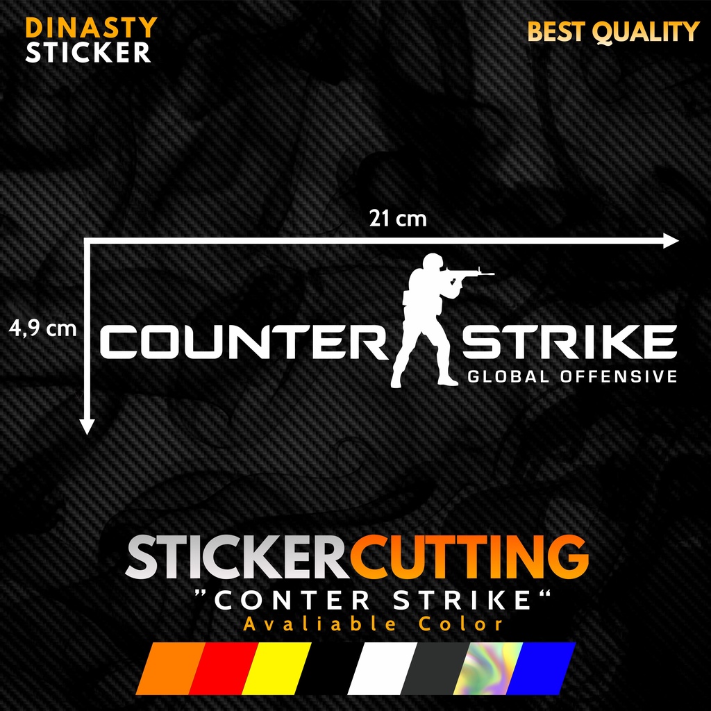 Jual STICKER STIKER CUTTING COUNTER STRIKE STICKER CS GO Shopee Indonesia