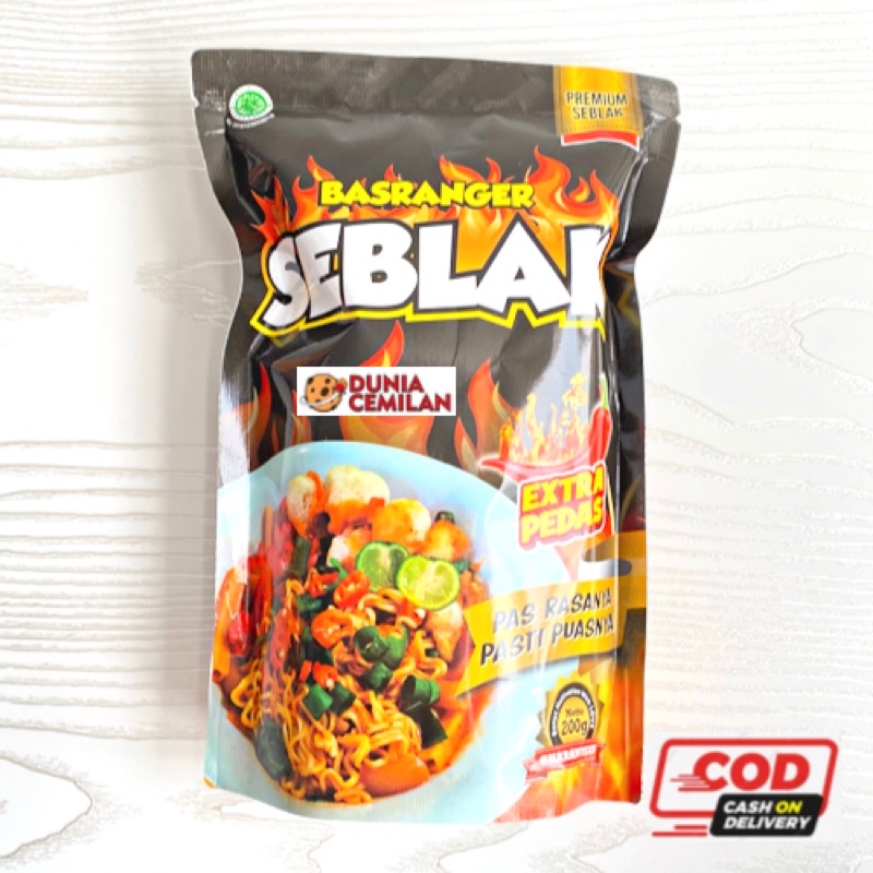 Jual [TERMURAH!!] Seblak Instant Basranger 200gr Extra Pedas | Shopee ...