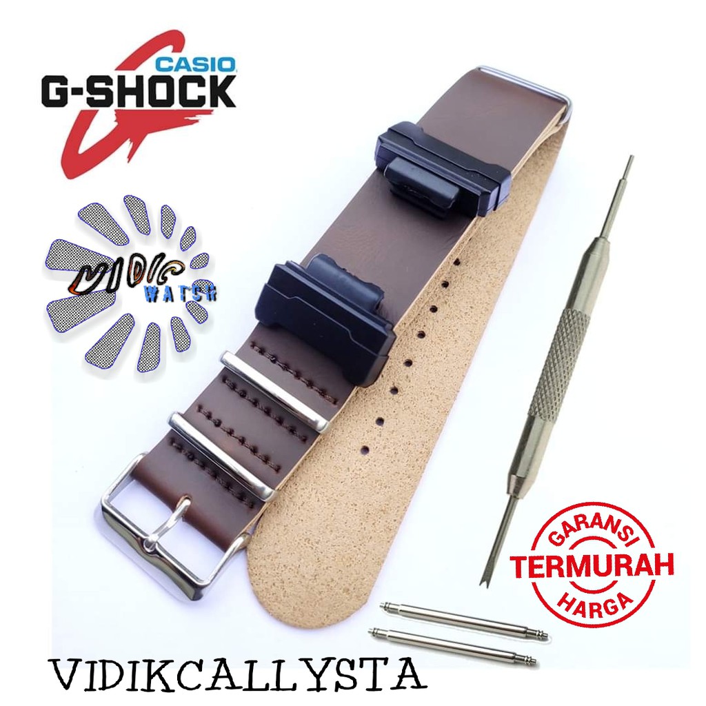 G shock best sale tali kulit