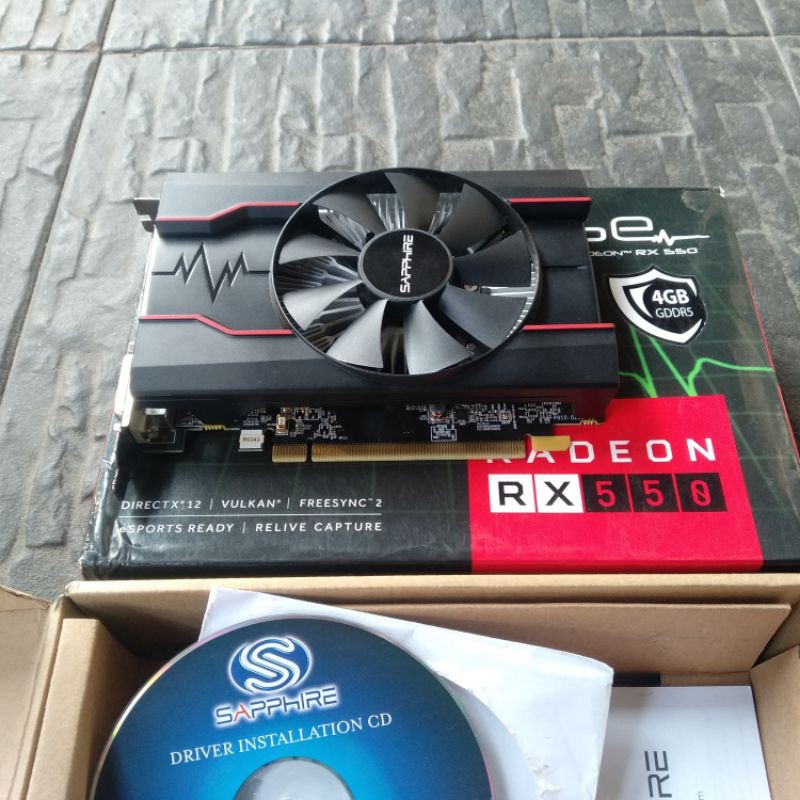 Jual VGA RX 550 RX550 4GB DDR5 128BIT | Shopee Indonesia