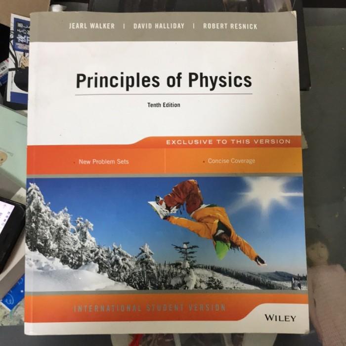 Jual Buku Principles Of Physics 10Th Tenth Edition By Walker Halliday