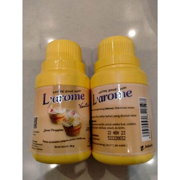 Jual L'arome Rasa Susu Vanilla 50 Gram | Shopee Indonesia
