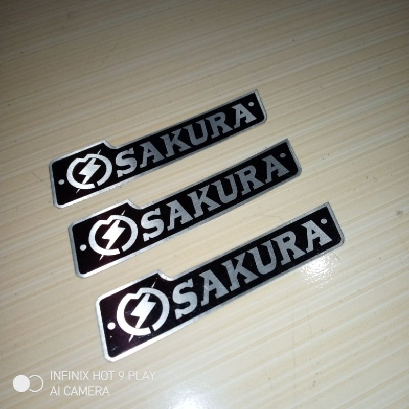 Jual Emblem racing sakura alumunium | Shopee Indonesia