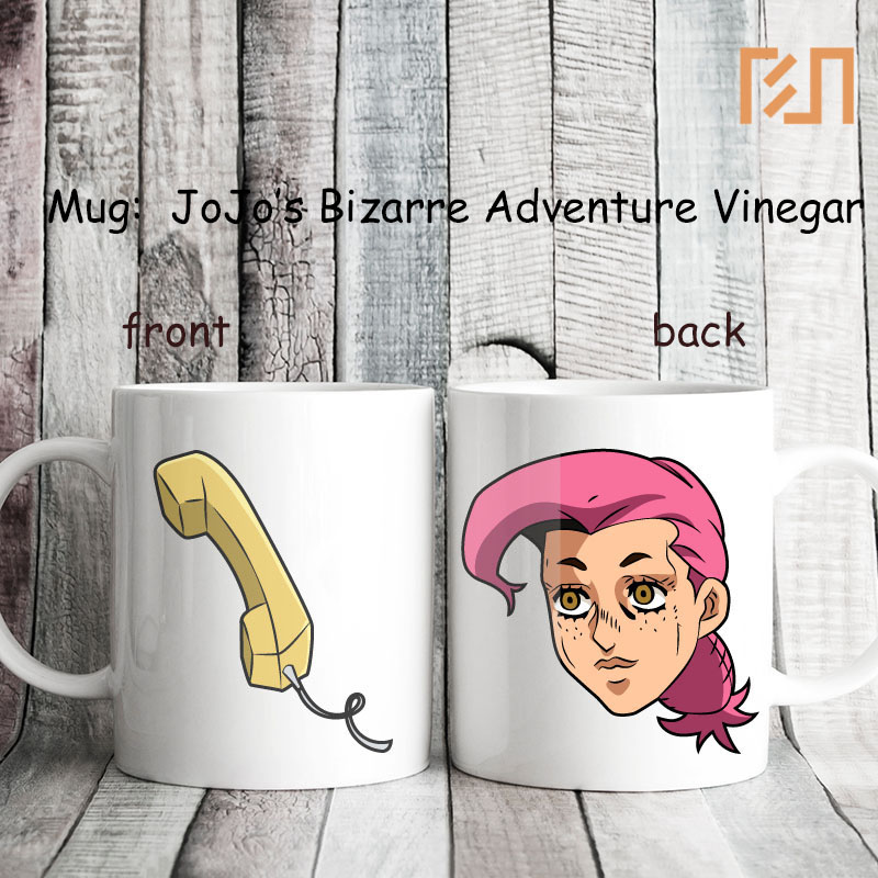 Jual Mug JoJo's Bizarre Adventure Vinegar Doppio and Phone Icon