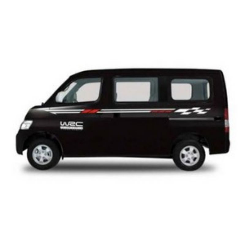Jual Stiker mobil apv luxio grandmax cutting stiker body samping