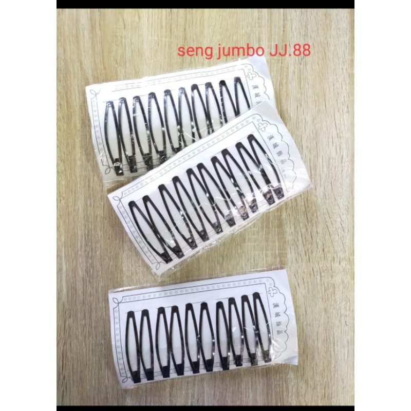 Jual Jepit rambut tiptop besar hitam isi10 pcs | Shopee Indonesia