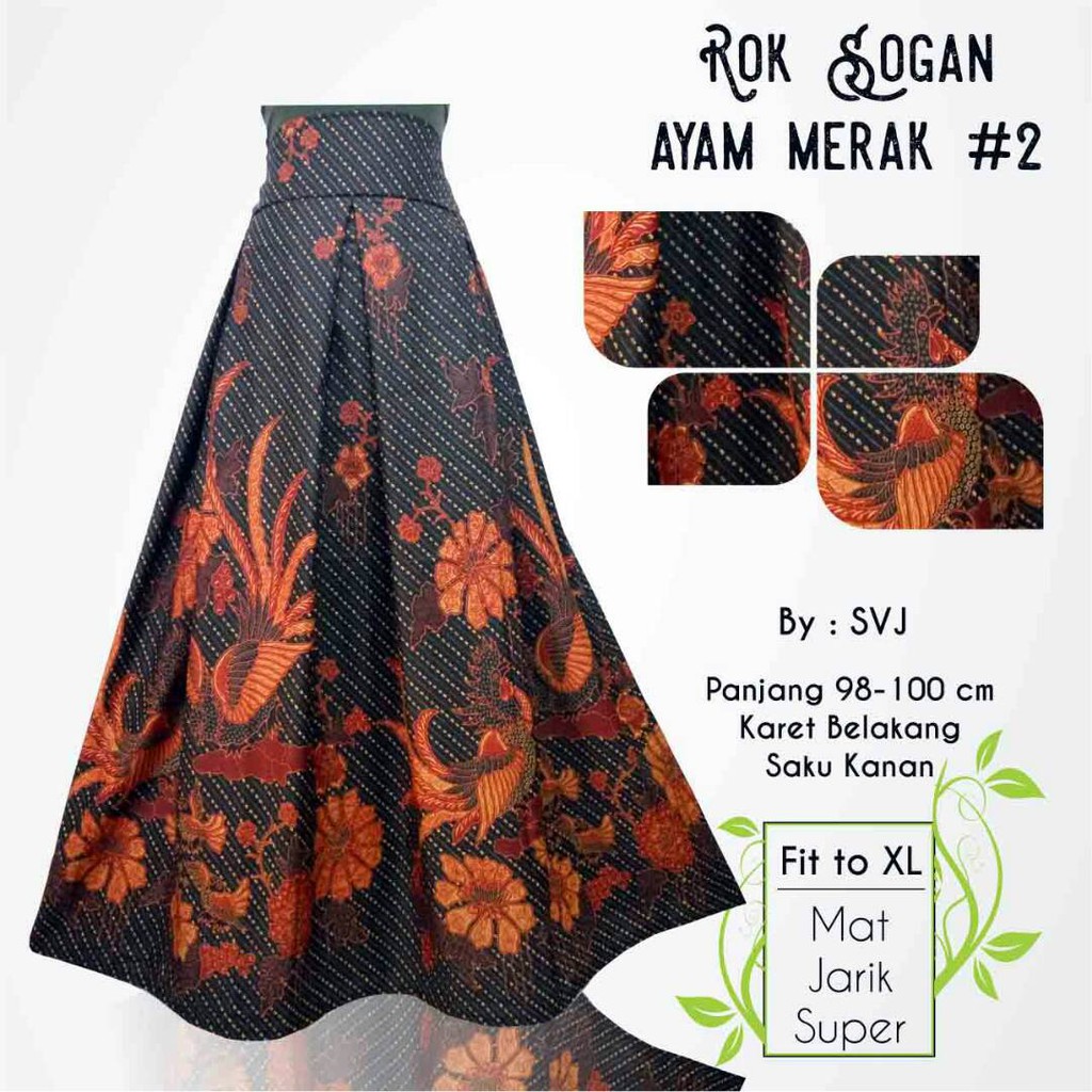Jual ROK SOGAN (MOTIF AYAM MERAK) | Shopee Indonesia