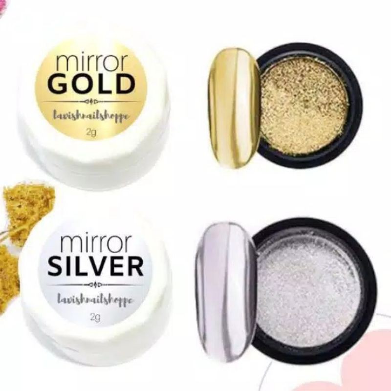 Jual MIRROR POWDER ATAU CHROME POWDER 2 gram | Shopee Indonesia
