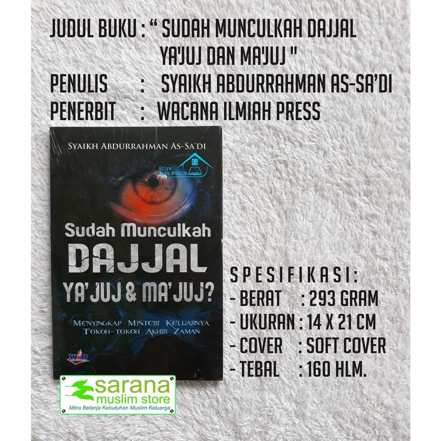 Jual BUKU SUDAH MUNCULKAH DAJJAL YA'JUJ DAN MA'JUJ | Shopee Indonesia