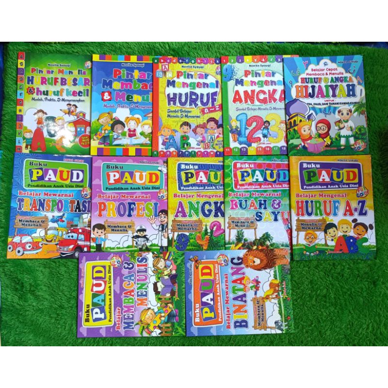 Jual ORIGINAL BUKU PINTAR MENULIS HURUF BESAR & KECIL MEMBACA & MENULIS ...