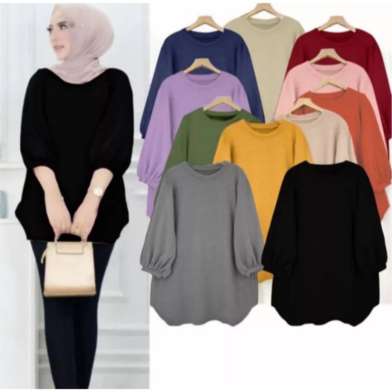 Jual BAJU ATASAN WANITA MODEL PALING TERBARU / TUNIK ASTER TOP / ATASAN