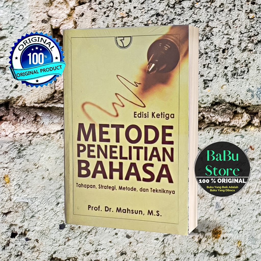 Jual Buku METODOLOGI PENELITIAN BAHASA - Mahsun - Rajagrafindo ORIGINAL ...