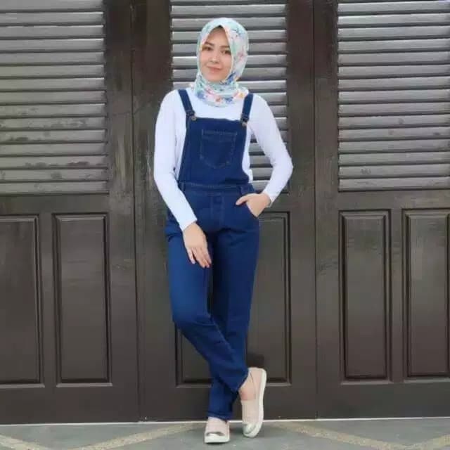 Jumpsuit sales jeans muslimah