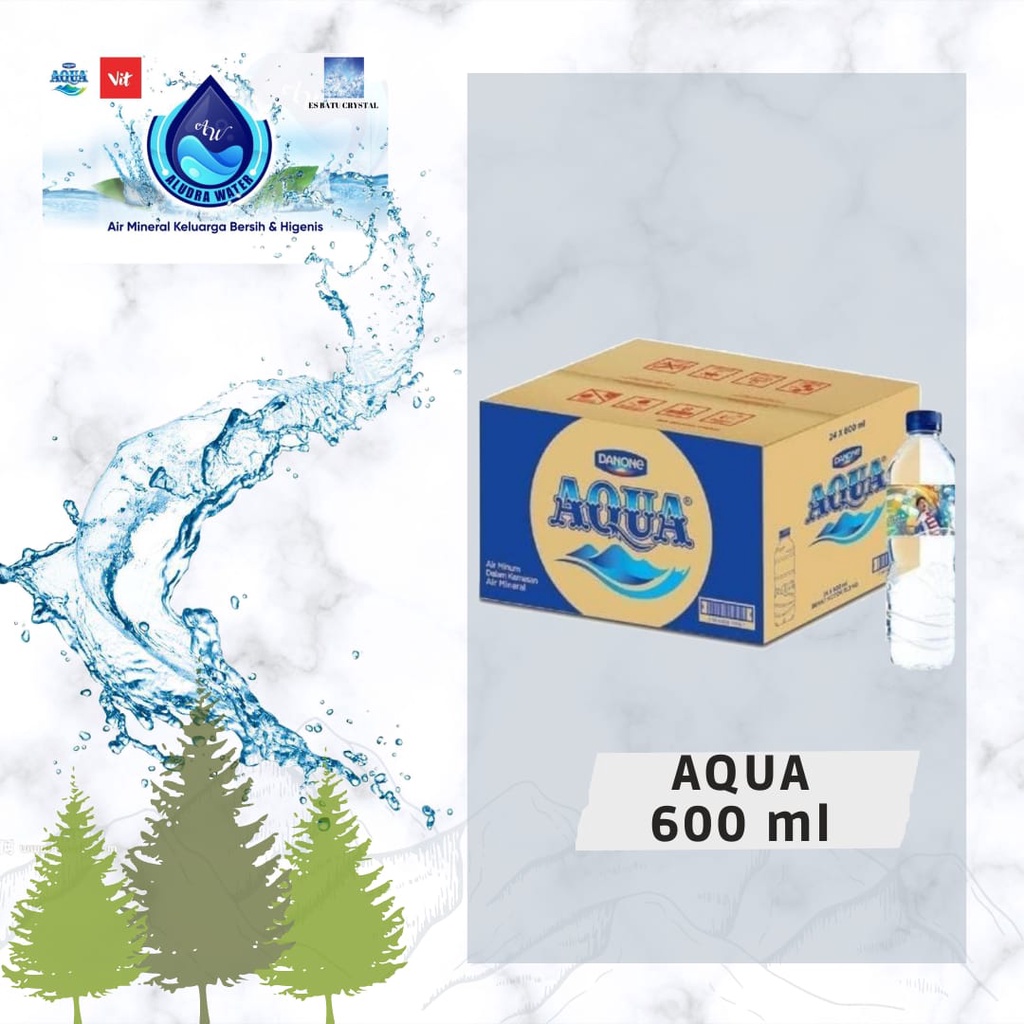 Jual Aqua Air Mineral 600ml X 24 Botol Khusus Sameday Instant Shopee Indonesia 5548