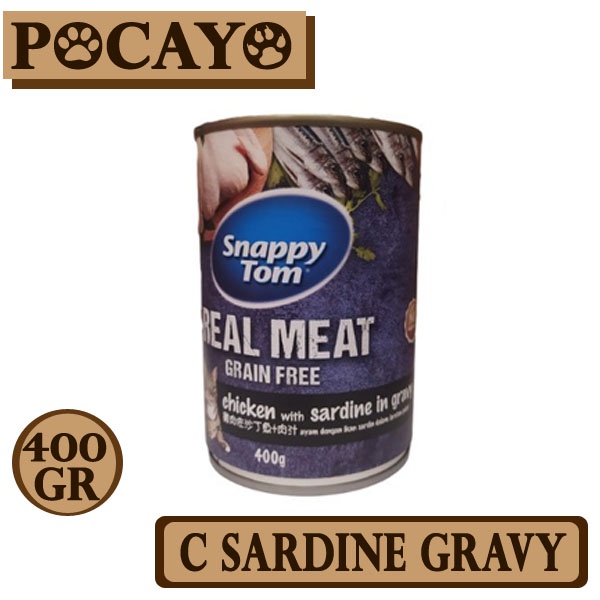 Jual Snappy Tom Chicken Sardine Gravy 400gr | Shopee Indonesia