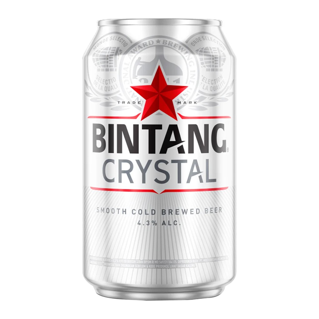 Jual Bintang Crystal 320ml Can | Shopee Indonesia